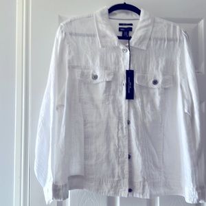 XL JNY Brand New 100% Linen Jacket